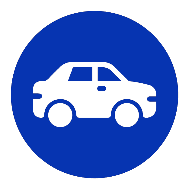 Car blue